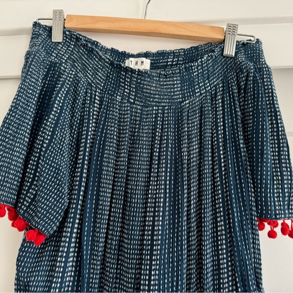 [Anthropologie] Pommed Off the Shoulder Romper - Picture 4 of 11